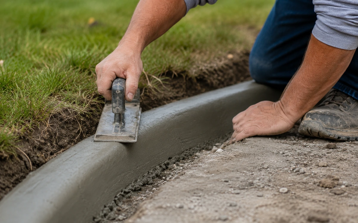 Concrete edging contractor